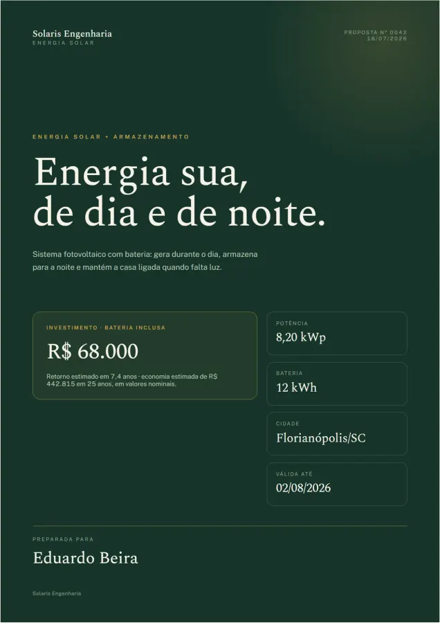 Capa em verde-floresta