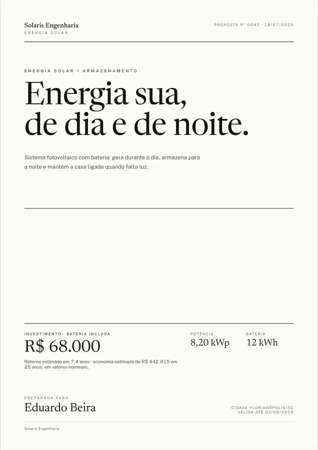 Capa em preto e branco